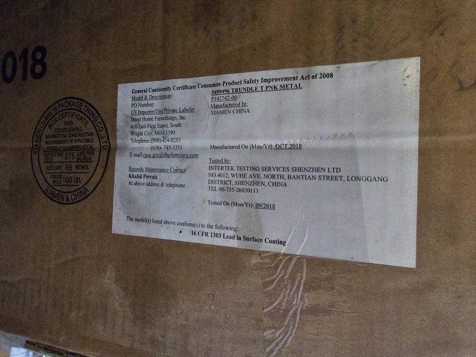 Nuevo nido de metal DHP para marco de sofá cama, se adapta a tamaño doble, rosa Foto 3 de 4