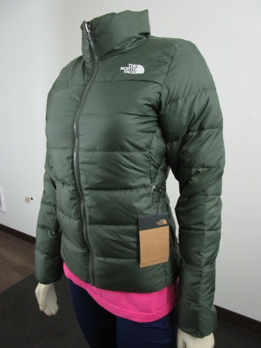 Caprichoso enlace músculo Womens The North Face Flare 2 II Full Zip 550-Down Winter Packable Jacket  Green | eBay