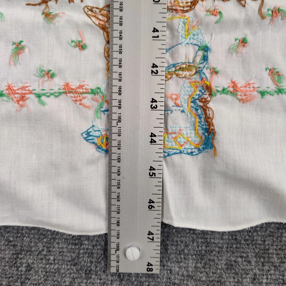 Manta hecha a mano conejo punto de cruz señora conejo patrón mamá bebé cubierta delgada sábana Foto 3 de 4