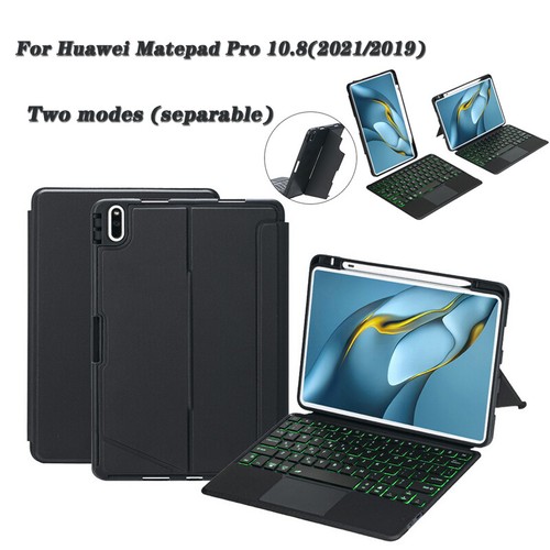 Bluetooth Keyboard Folio Tablet Case Cover for Huawei Matepad Pro 10.8 2021/2019