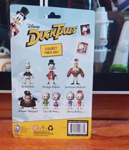 Disney Ducktales Flintheart Glomgold Cartoon Figure Toy Collectible Statue - Picture 2 of 3