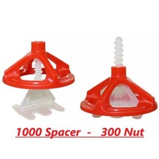 ASTON BS TILE SPACER Levelling System plus 2mm Twister   1000spacer + 300Nut