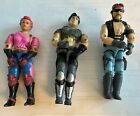 3 1980s Gi Joe Action Figures. Hong Kong