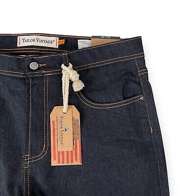 Tailor Vintage Jeans Men 36x30 Blue Canaan Slim Fit Straight Tailor Vintage Jeans Men 36x30 Blue Canaan Slim Fit Straight