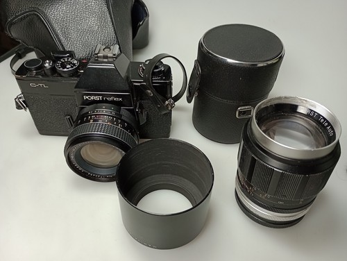 Porst Reflex M42 + 35mm F2.8 + 135mm F2.8 M42 - Bild 1 von 3