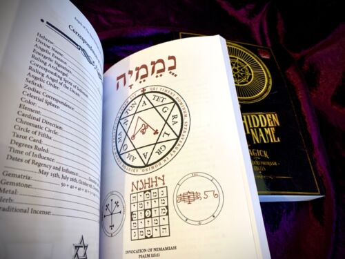 Book of the Hidden Name - Magick of the Shem HaMephorash Angels - Occult Books - Picture 3 of 6