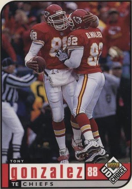 1998 Upper Deck UD Choice Tony Gonzalez #86 - 1 of 2