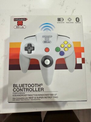 retro-bit x 8Bitdo N64 Bluetooth Wireless Controller Open Box