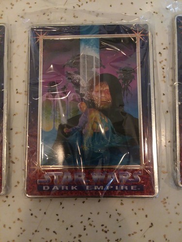 1995 Metallic Impressions Star Wars Dark Empire Embossed Metal Collector Cards - Picture 7 of 11