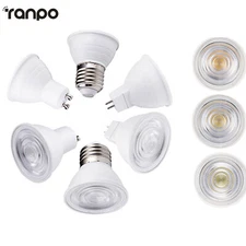 Dimmable 7W GU10 E27 MR16 E14 GU5.3 LED Spotlight Bulbs 110V 220V White Lamp AJ