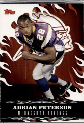 Adrian Peterson - Rookie - 2007 Topps - Red Hot Rookies #3