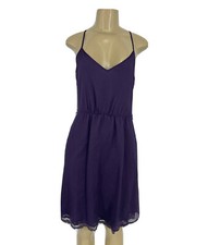 Banana Republic Size 4 Women Pullover Mini Party Dress Sleeveless V-neck