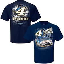 Kevin Harvick 2016 Checkered Flag Sports #4 Busch Beer Speedbolt Tee FREE SHIP!