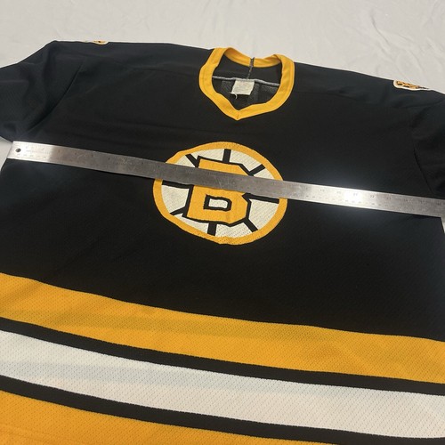 Cam Neely Boston Bruins Jersey Men’s Xl Black Maska Air Knit Ccm Vintage 90s - Picture 11 of 14