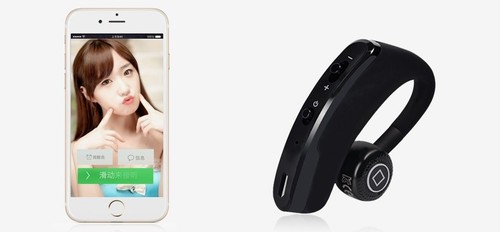 Bezprzewodowe słuchawki douszne Bluetooth 4.0 Słuchawki douszne z mikrofonem - Zdjęcie 35 z 65