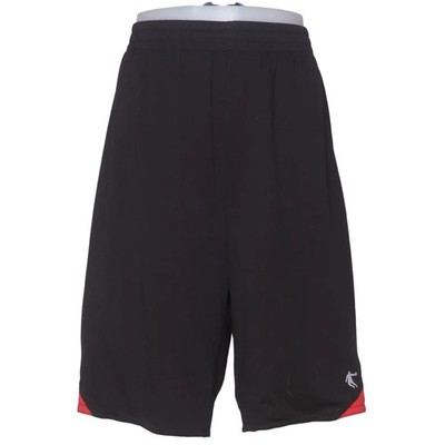 Qiaodan, Sportshorts, Größe: 5XL, Schwarz/Rot, Polyester, Einfarbig, Herren #ciQ