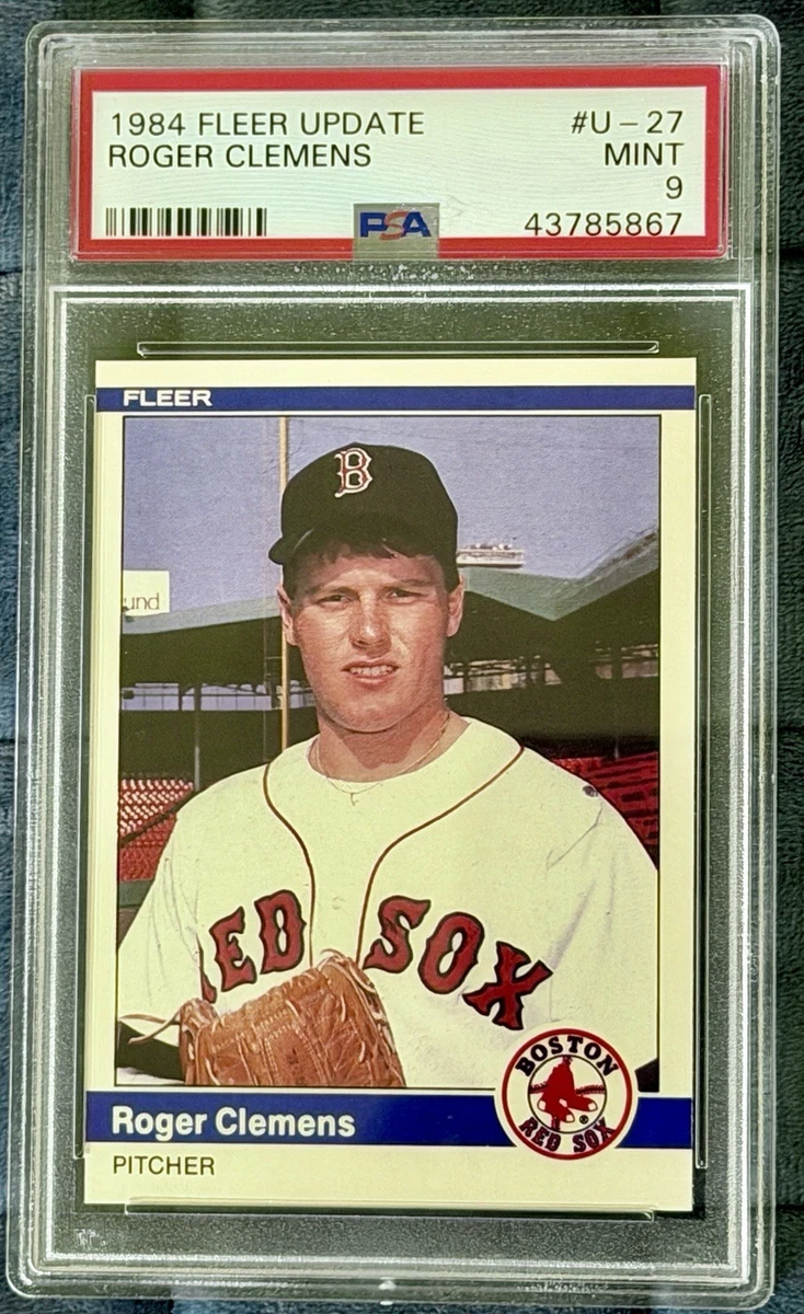 Roger Clemens Baseball Boston Red Sox Sports Rookie Trading Cards