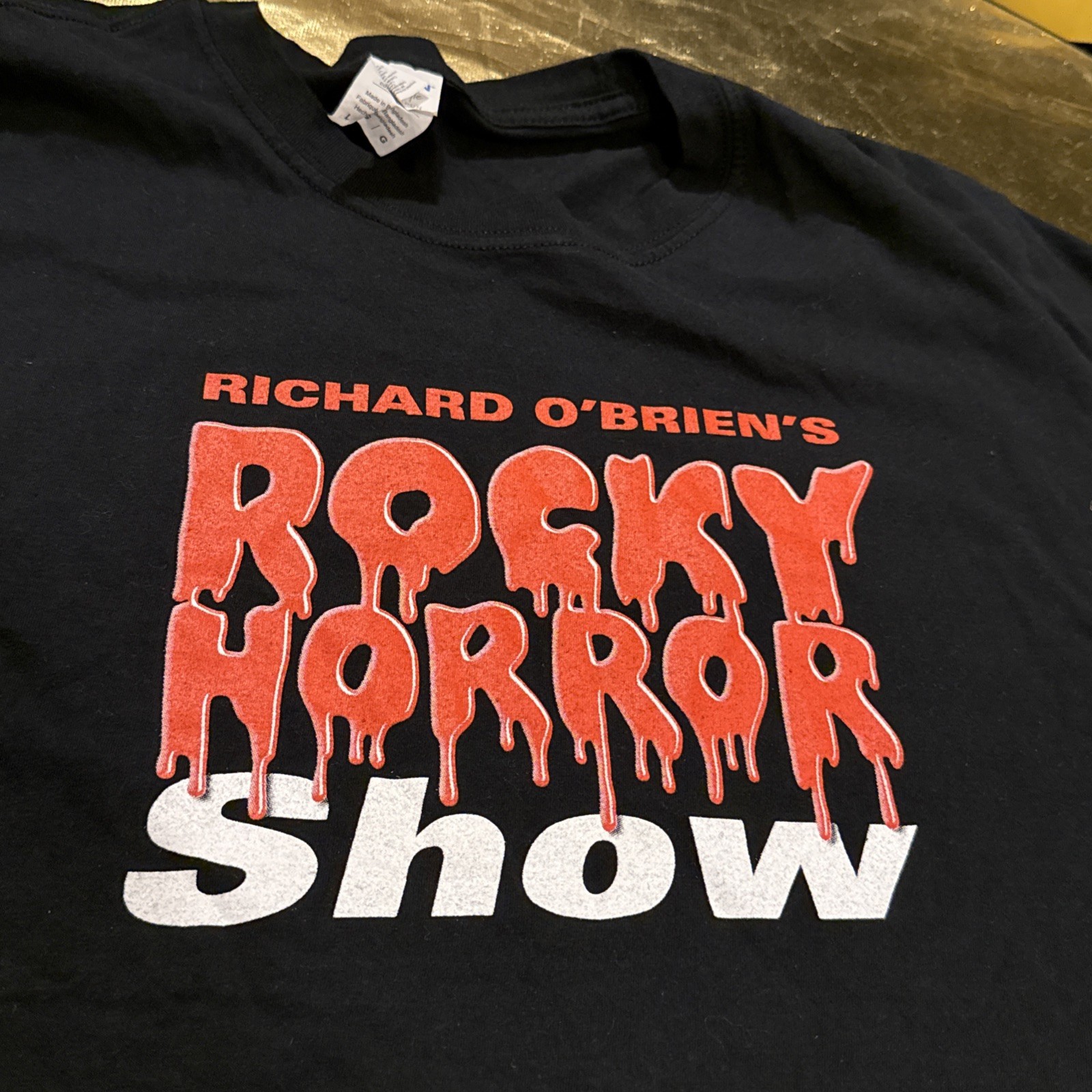 T-shirt Large Rocky Horror Show Richard O’Brien’s Unworn Condition