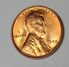 1945-P Lincoln Wheat Penny Cent Red BU Uncirculated From Original Roll