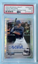 2020 Bowman Draft - Chrome Draft Picks Autographs Alika Williams #CDA-AW PSA 9