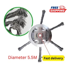 Lawn Mower Steel Wire Brush Cutter Head Weed Eater Grass Trimmer Tool