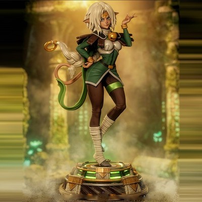 Aisha Clan 3D Print Figure 1/8 1/6 1/4 Model Kit Unpainted Unassembled GK