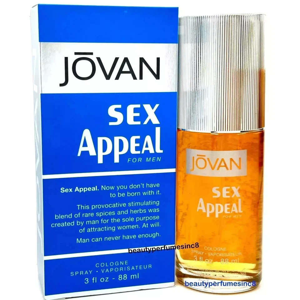 Одеколон для мужчин Jovan Appeal 3 унции / 88 мл туалетная вода спрей новый в коробке - Изображение 4 из 4