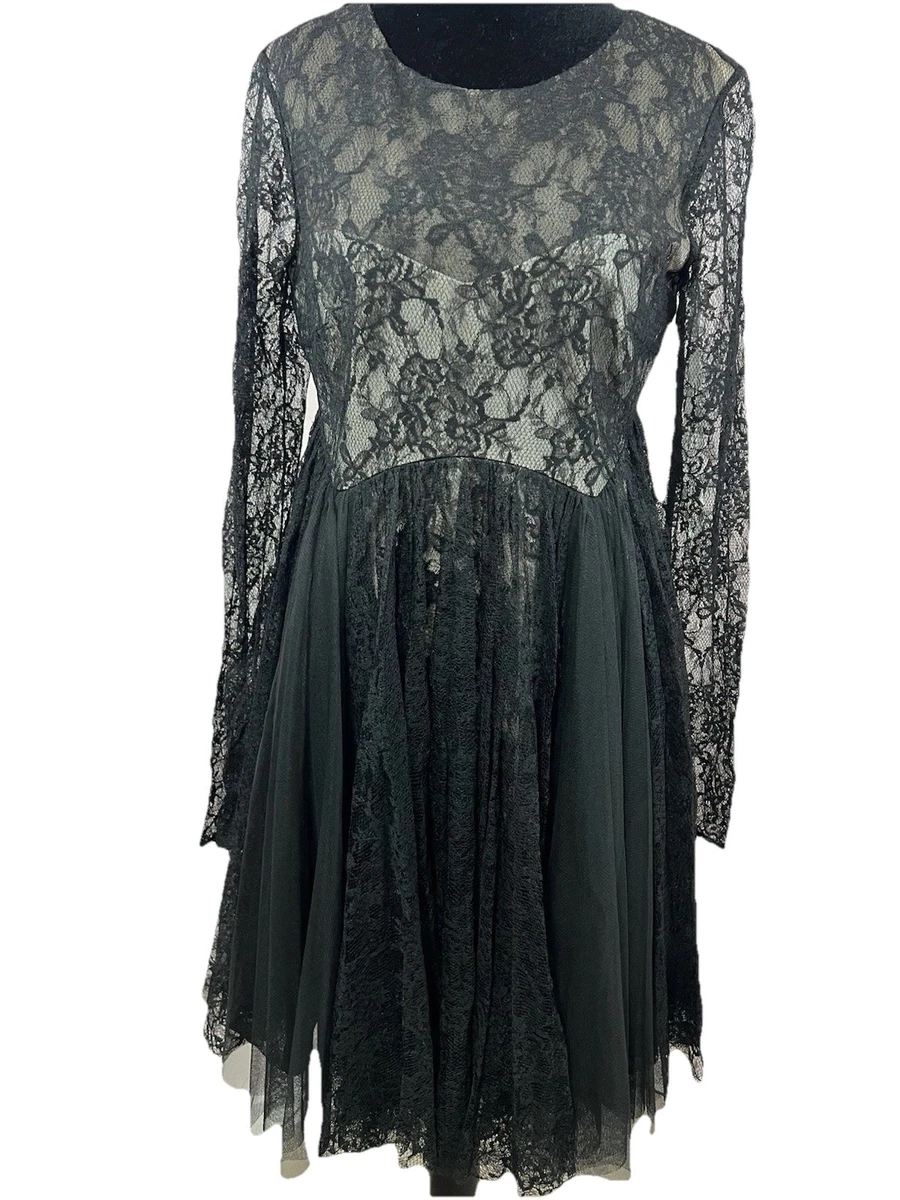 navy lace short dress Navy Lace Short Dress with Keyhole Neckline main image 1