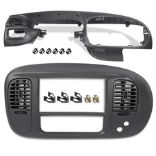 Dash Pad Bezel Center Dash Radio Bezel for Ford F150 Expedition 1997-03 Gray