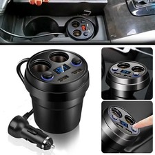 KFZ Adapter Steckdose 2 Fach Auto Zigarettenanzünder Verteiler mit 2 USB 12V 24V KFZ Adapter Steckdose 2 Fach Auto Zigarettenanzünder Verteiler mit 2 USB 12V 24V