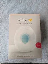 NEW WILLOW GO 7Oz PUMP CONTAINER SET FOR WILLOW GO BREAST MILK PUMP FREESHIP