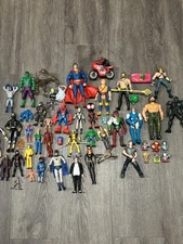 Huge Mixed Lot Of Action Figures And Accessories