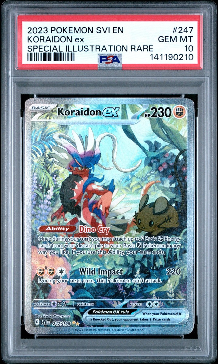 PSA 10 Koraidon Ex #247 2023 Pokemon Scarlet & Violet 141190210 | eBay