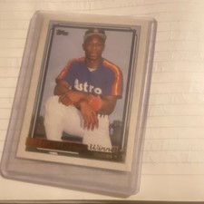 Topps 1992 Kenny Lofton Houston Astros Gold Winner Baseball #69