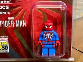 LEGO 2019 MARVEL PS4 SPIDERMAN MINI FIGURE SDCC ORIGINAL BOX VERY RARE!
