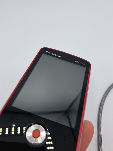 Panasonic HM-TA2 High Definition Handheld Camcorder Red 8gb Memory Card Y2K - Picture 6 of 11