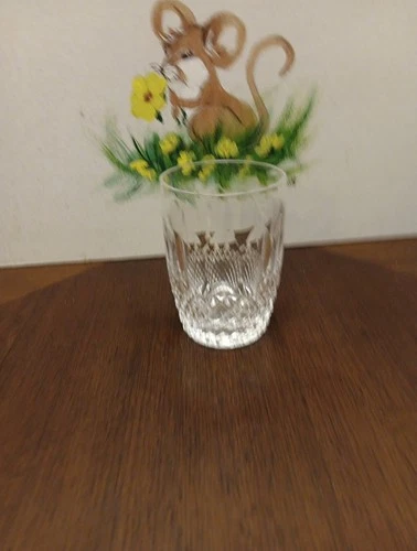 Vintage WATERFORD?  Cut Crystal COLLEEN?  12 Oz Double Old Fashioned  Glass 4⅜"