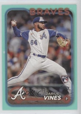2024 Topps Series 2 Aqua Darius Vines #493 Rookie RC 04mf