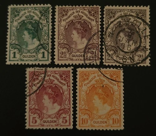 *** NVPH 77-80 GESTEMPELD ***