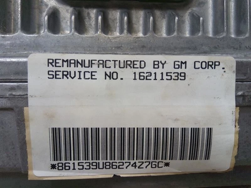 Módulo de control electrónico Motor Computer ECM 16211539 96 OLDSMOBILE ACHICKVA 51 Foto 2 de 4