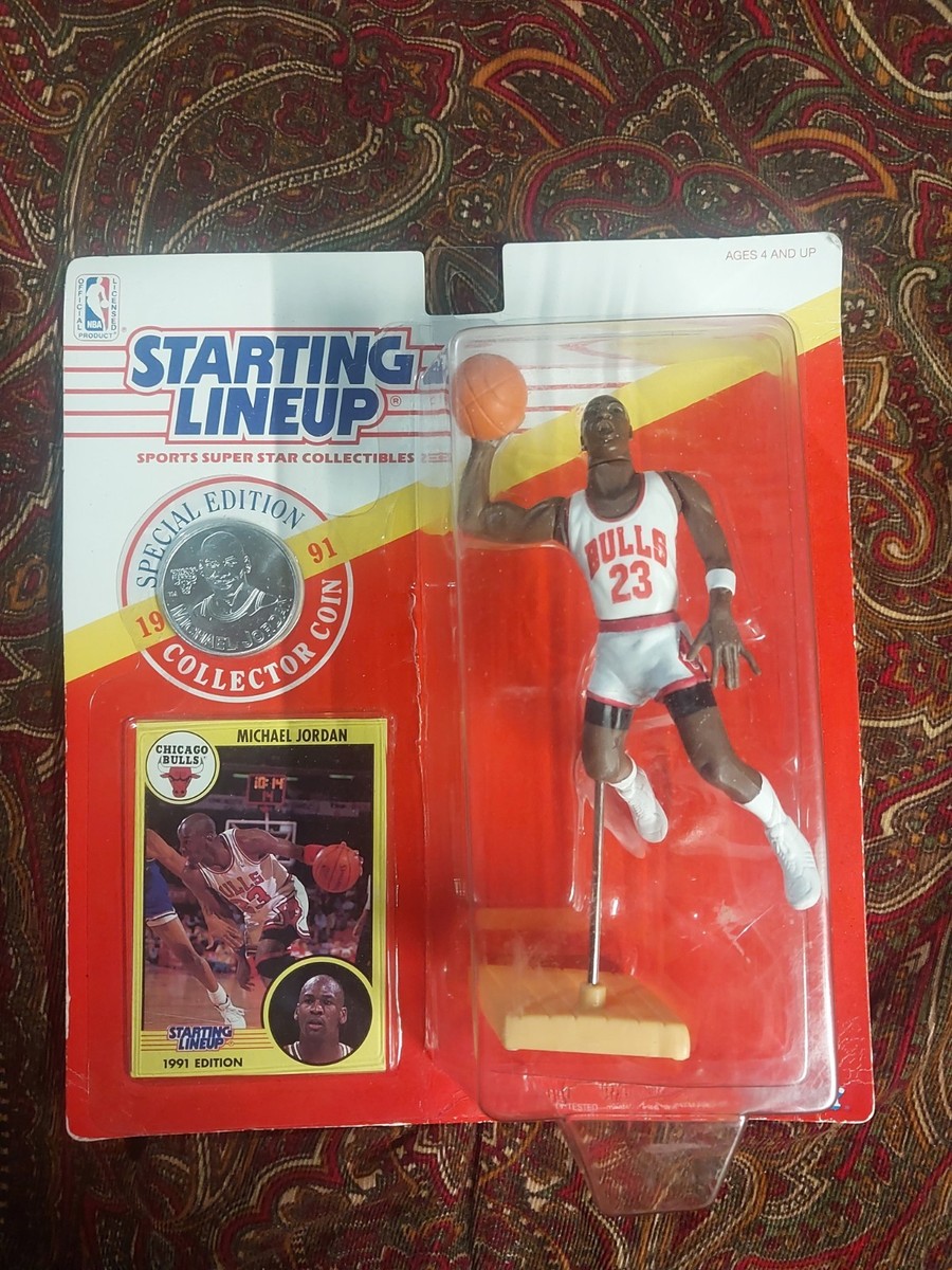 NBA1993年 ケナースターティングラインアップフィギュア マイケルジョーダン Kenner Starting Lineup MIchael Jordan Action Figure for sale