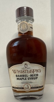 WHISTLEPIG ORGANIC RYE WHISKEY BARREL AGED RUNAMOK MAPLE SYRUP 12.7 OZ 375 mLYou