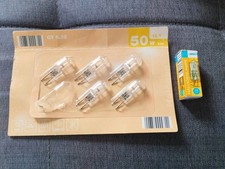 6 x Halogen Stiftsockellampe 50W GY6,35 12V Klar warmweiß 2800K dimmbar 3000h