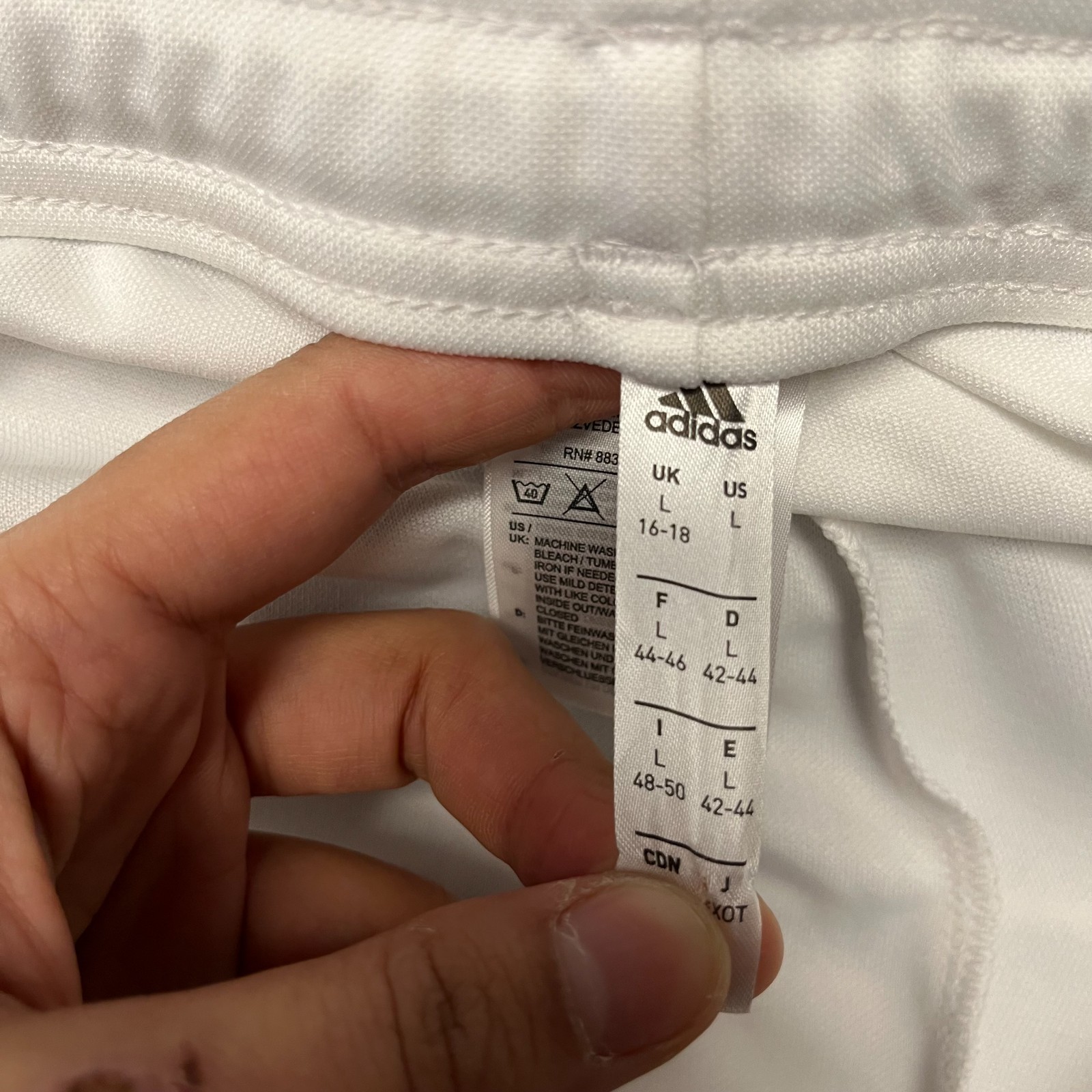 Adidas Tiro 19 Women's Training Pants Size L White Black ClimaCool Track Pants thumbnail 13