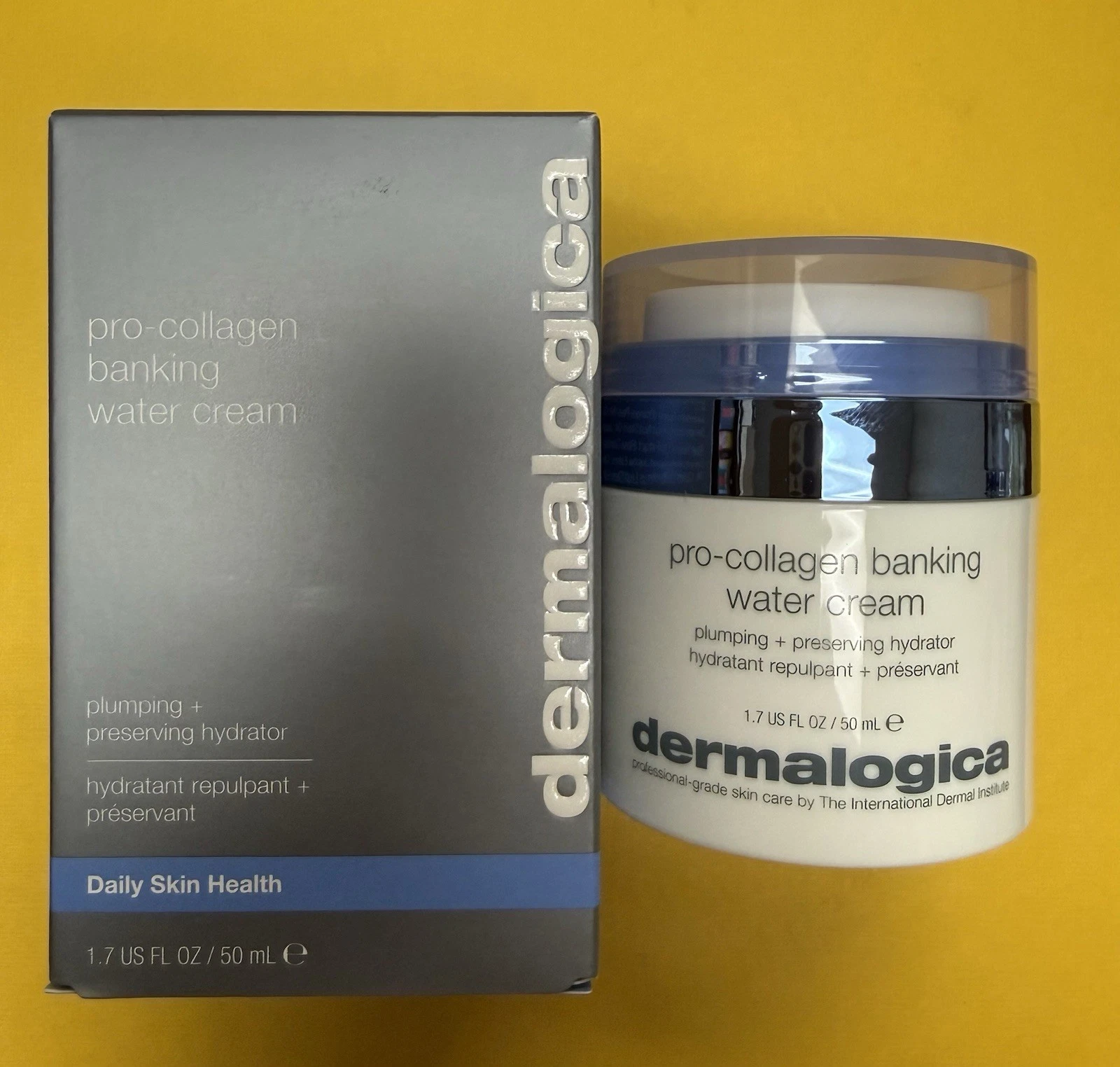 DERMALOGICA Pro-Collagen Banking Water Cream 1.7 fl oz/ 50mL. New in Box.