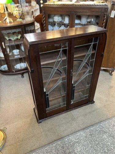 1930s Art Deco Bookcase / Display Cabinet - Picture 5 of 12