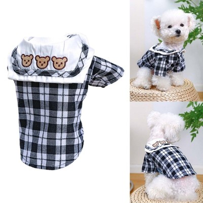 Dogs Shirts Dogs Clothing Dogs Coat Dogs Clothes Plaidd Shirt For Dogs Outfits
