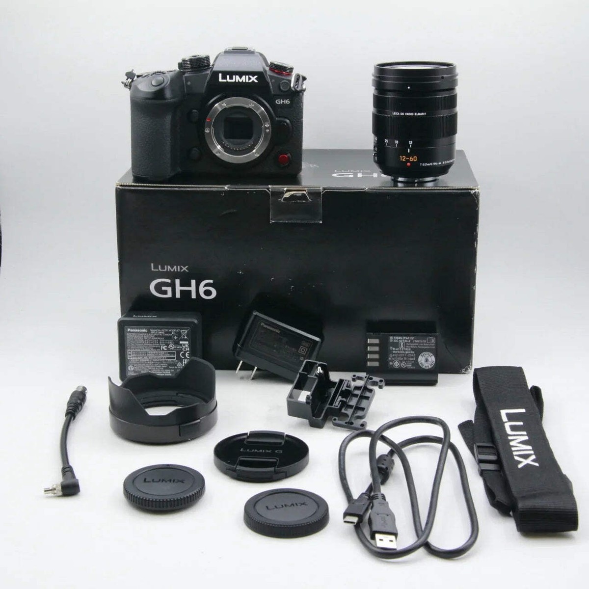 OPEN BOX EXCELLENT * Panasonic Lumix GH6 Mirrorless Camera with 12