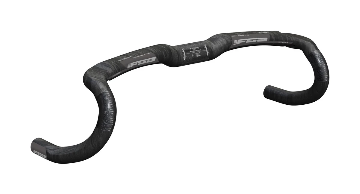 Cintre / guidon vélo de course / route FSA Plasma monocoque carbon