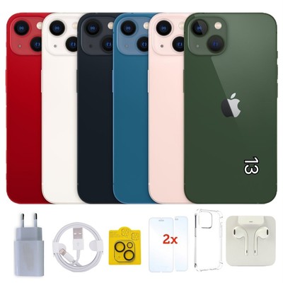 Apple iPhone 13 128 256 512GB | Alle Farben | bis 100% Batterie + Set